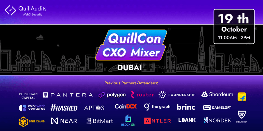 QuillCon CXO Mixer - Dubai