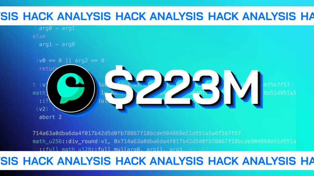 Cetus Protocol Exploit: Overflow Bug Leads to $223M in Losses