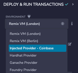 deploy and run transaction