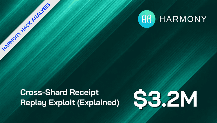 Harmony $3.2M Cross-Shard Receipt Replay Exploit (Explained)