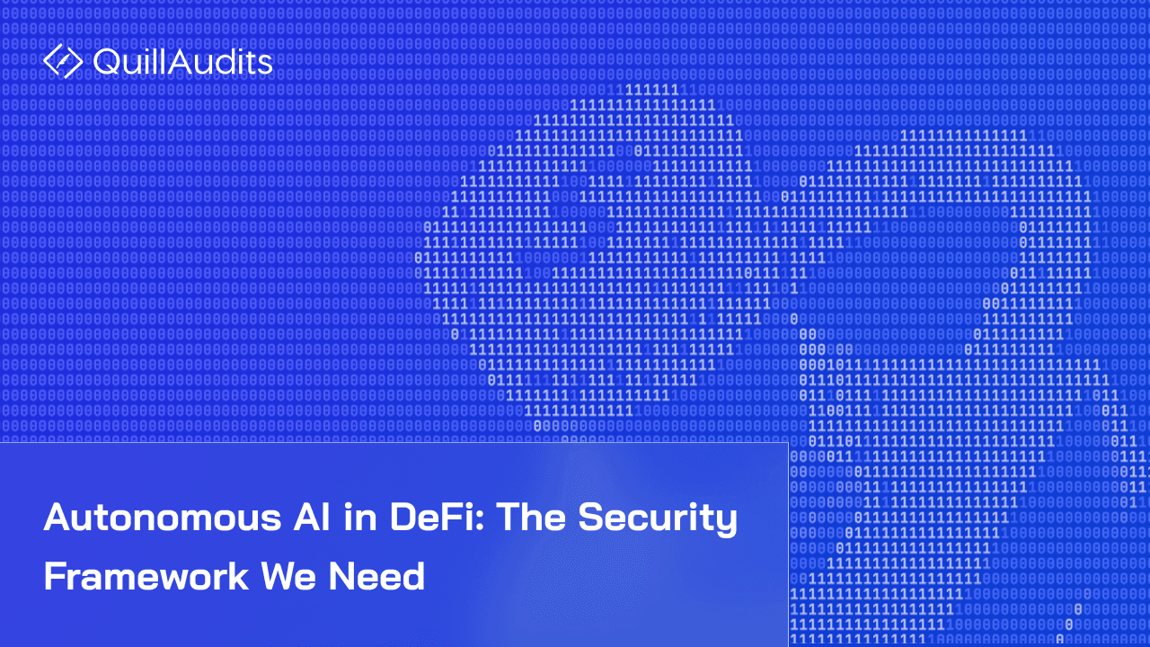 Autonomous AI in DeFi: The Security Framework We Need