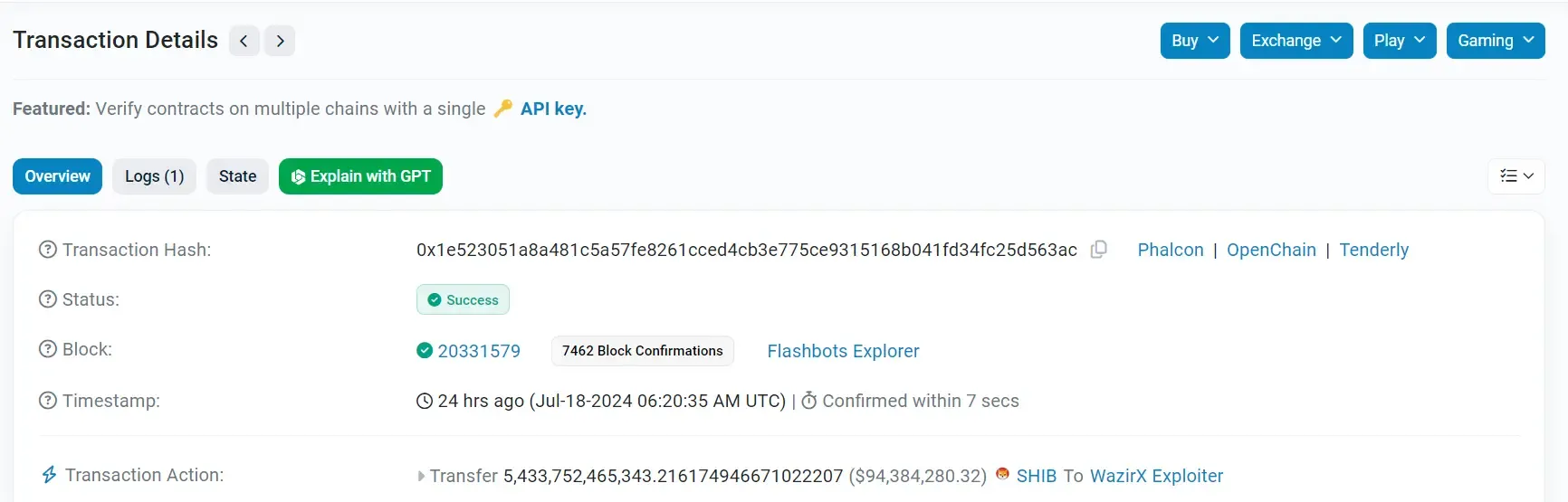 Draining the Multisig Wallet