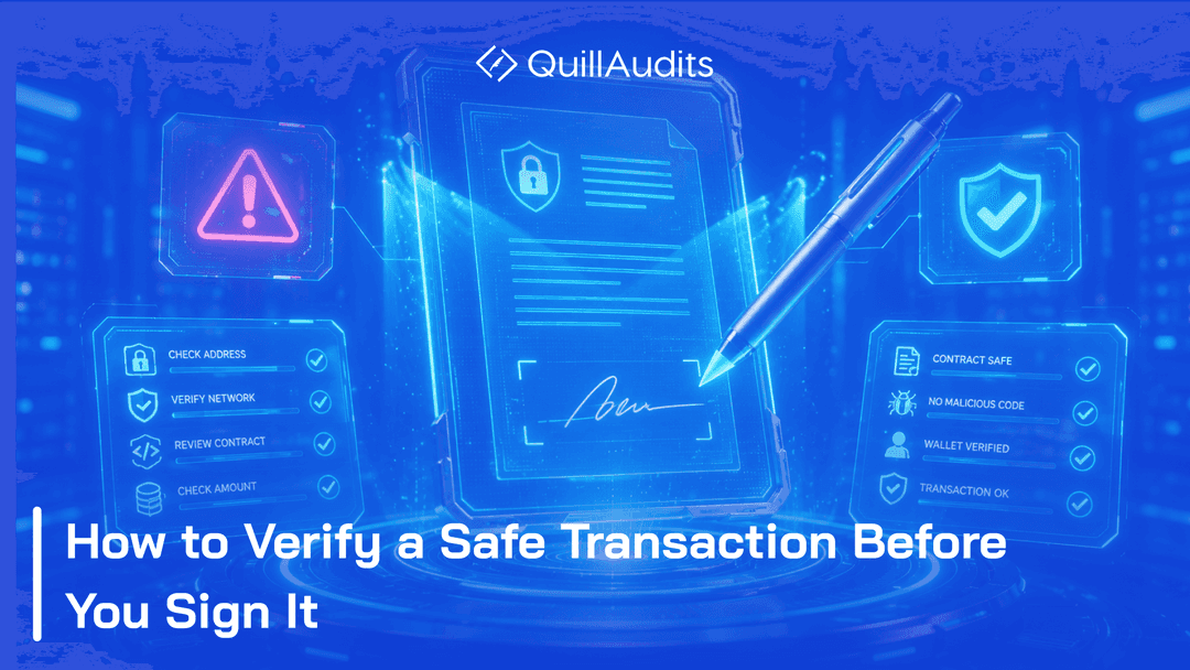 How to Verify a Safe Transaction Before You Sign It