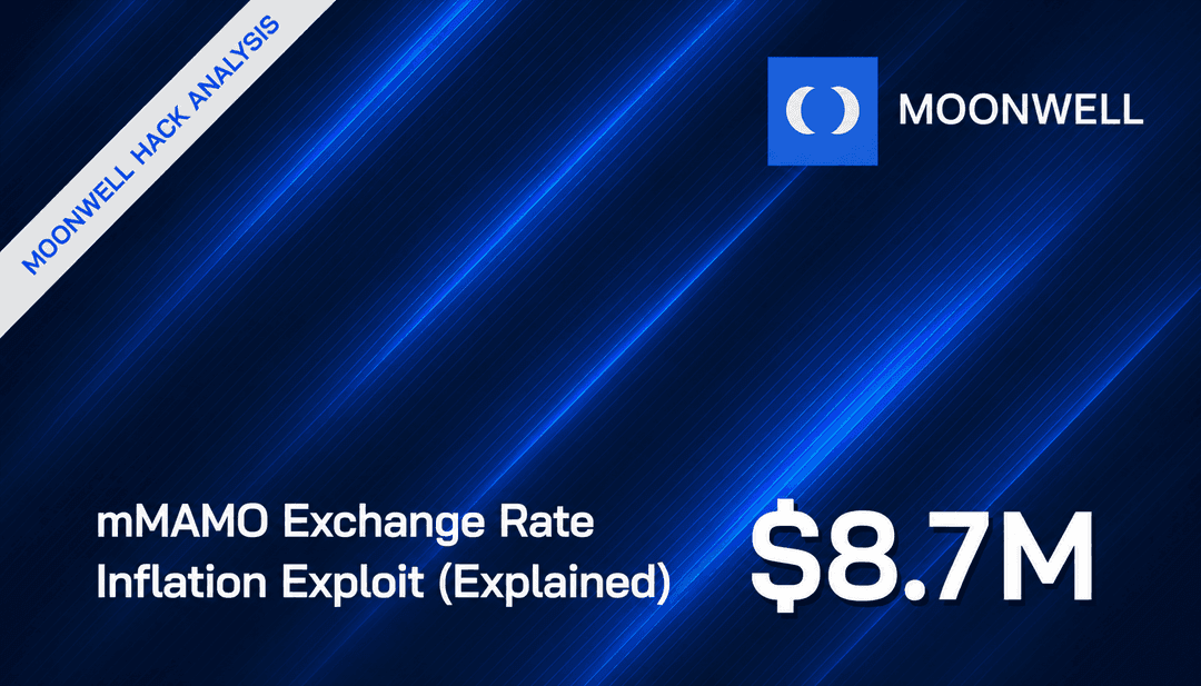Moonwell $8.7M mMAMO Exchange Rate Inflation Exploit (Explained)