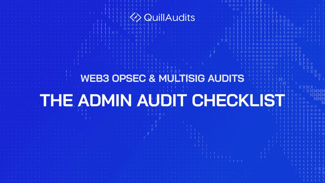 The Admin Audit Checklist